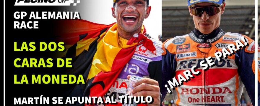 GP de Alemania: Martín y Ducati arrasan, Acosta de 10 y Márquez se para